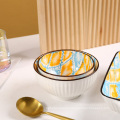 Wholesale Dinner Bowls Salad Customized Serving Bowl Porcelain Ceramic